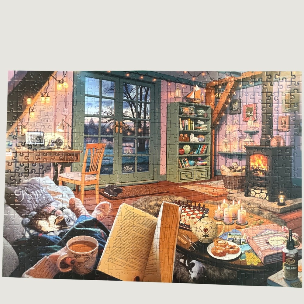 Ravensburger Puzzle "Cozy Retreat" 500 Large Pcs - Picture 2 of 5